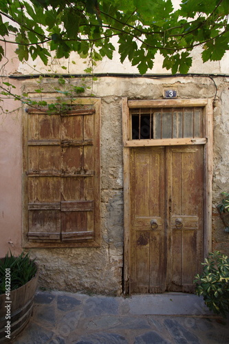 Old house in Chania on Crete in Greece, Europe 