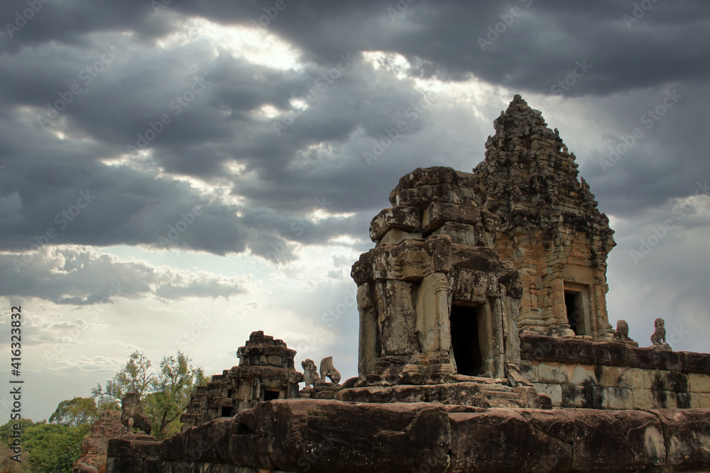 Bakong Temple near Siem Reap, Cambodia