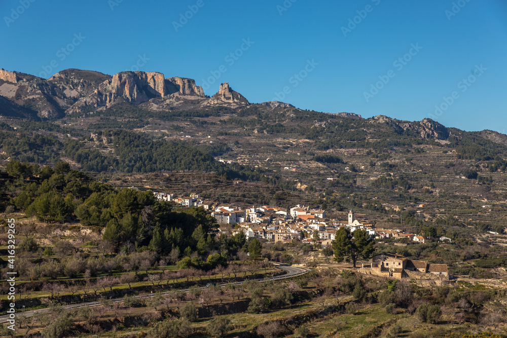 Tourist spot, Castell de Guadalest. Alicante, Spain Tourist spot, Castell de Guadalest. Alicante, Spain