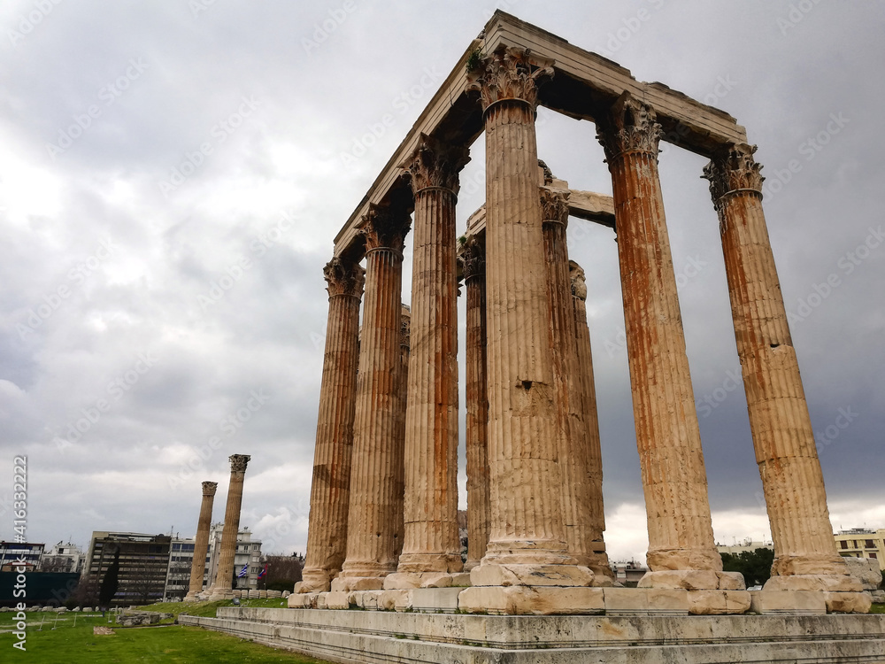 Obraz premium Temple of Olympian Zeus Athens, Greece