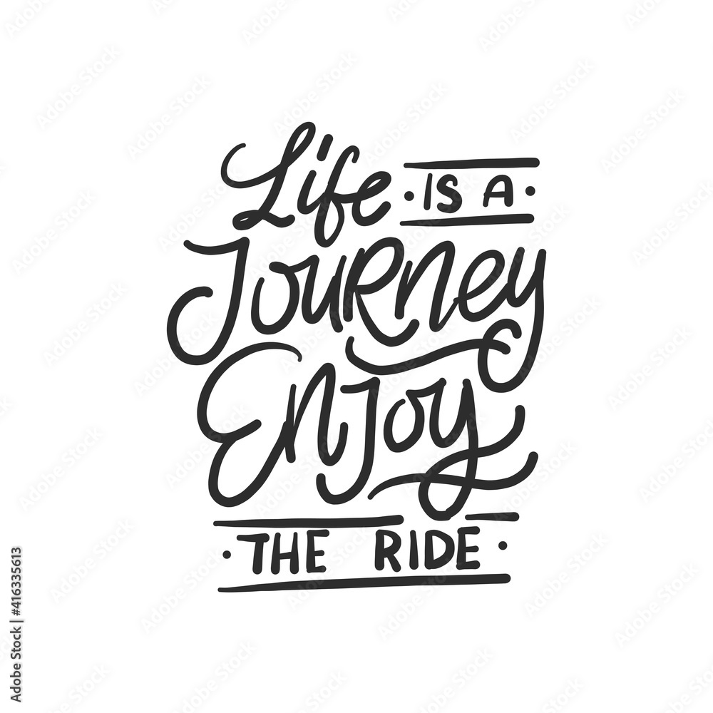Life is a Journey Enjoy the Ride Graphic by Artchitype Studio · Creative  Fabrica