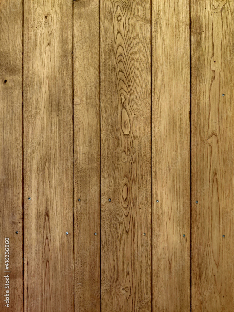 Fototapeta premium Vertical wooden aged texture. Rustic grunge material.