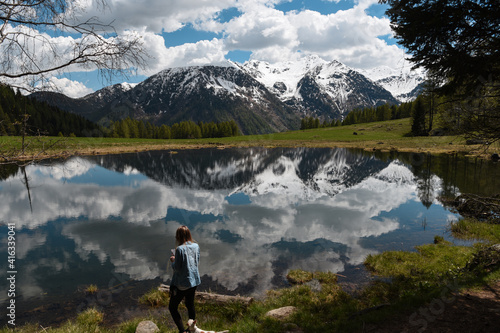 montagna estate lago riflesso benessere relax  © franzdell