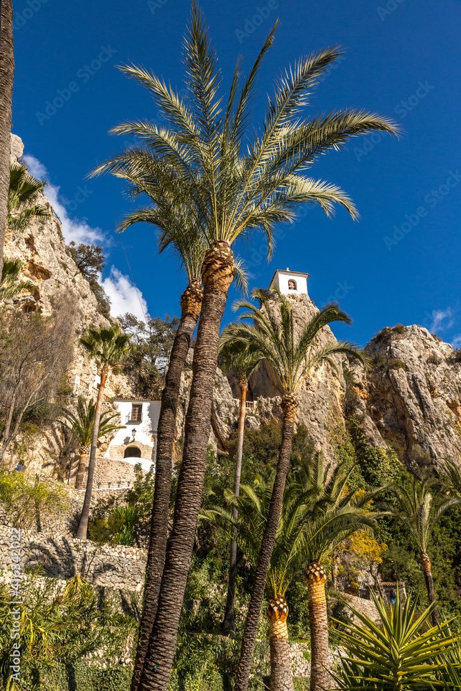 Tourist spot, Castell de Guadalest. Alicante, Spain