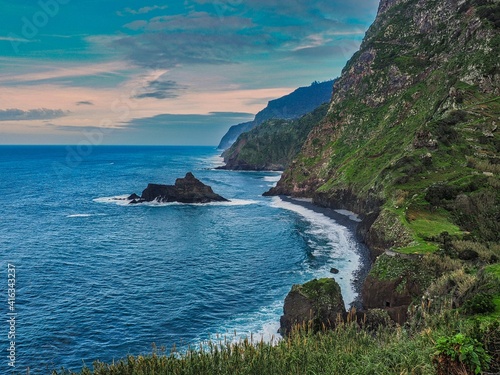 Küstenlinie auf der Insel Madeira