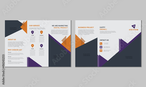 Tri-fold Brochure Template Download I Print Design (ID: 416343253)