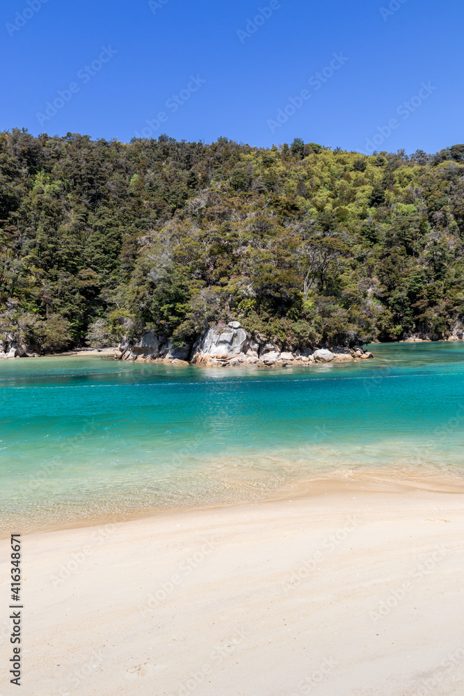 Plage du parc Abel Tasman, Nouvelle Zélande Plage du parc Abel Tasman, Nouvelle Zélande