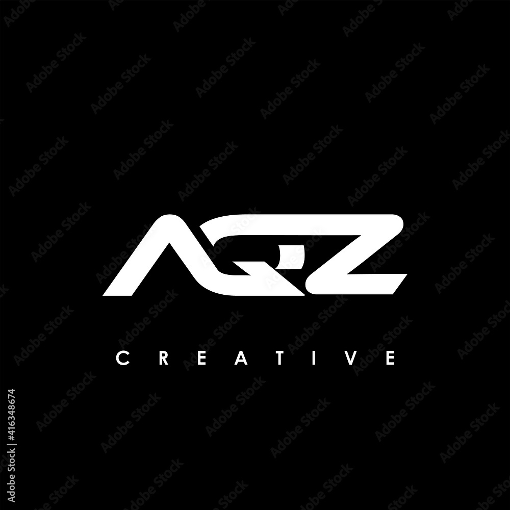 AQZ Letter Initial Logo Design Template Vector Illustration AQZ Letter Initial Logo Design Template Vector Illustration