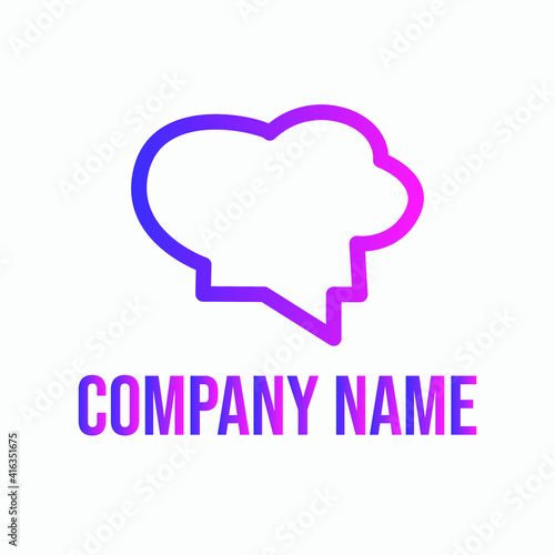 Ask The Chef Logo template