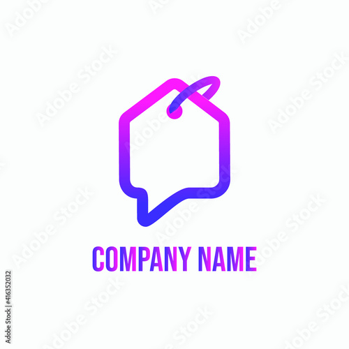 Modern Sell home Logo template