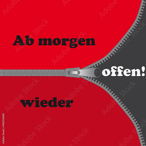 Reißverschluss offen 3