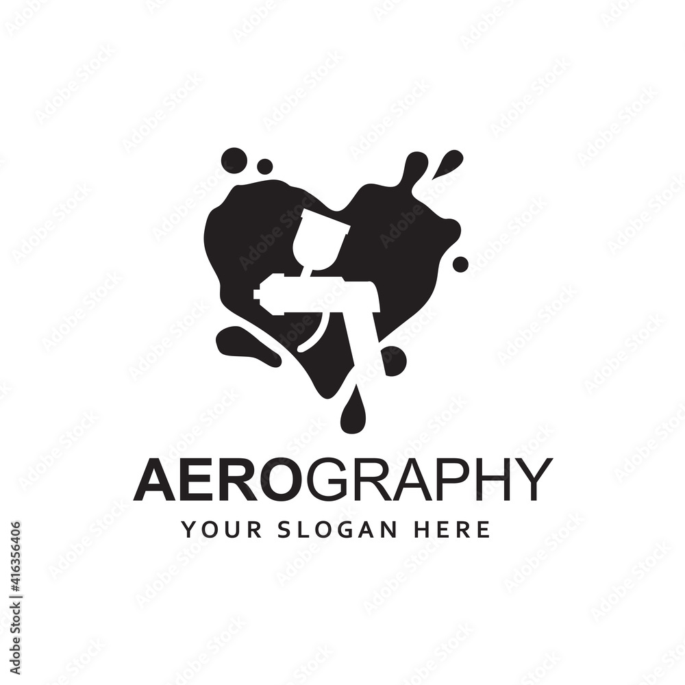abstract label of sprayer against paint splash isolated on white background abstract label of sprayer against paint splash isolated on white background