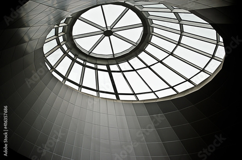 Dark Dome black and white contrast