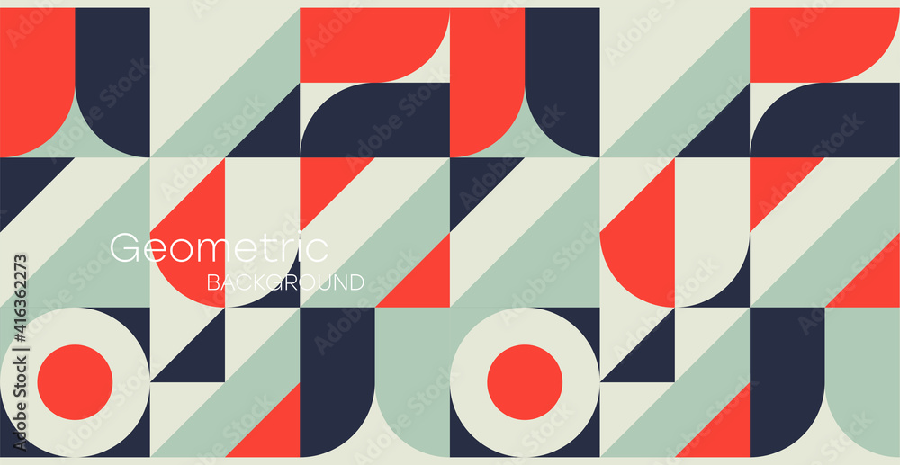 Abstract geometric background. Bauhaus, Memphis minimalist retro poster graphic vector illustration. Abstract geometric background. Bauhaus, Memphis minimalist retro poster graphic vector illustration.