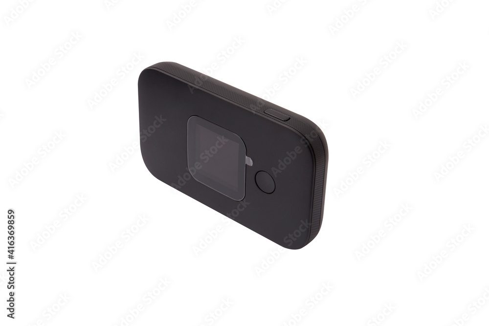 Portable usb /4g router isolated on white background. Portable usb /4g router isolated on white background.