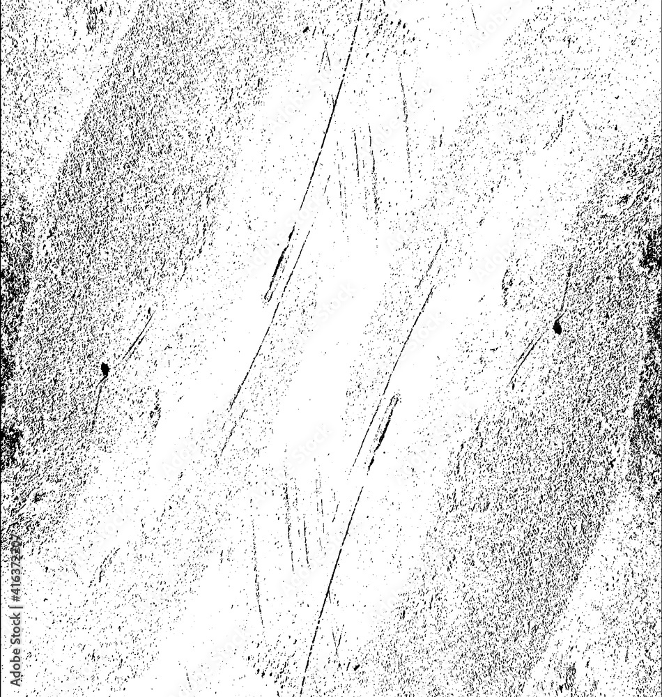Obraz premium Rough black and white texture vector. Distressed overlay texture. Grunge background. Abstract textured effect. Vector Illustration. Black isolated on white background. EPS10