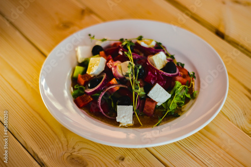 salad with beetroot and feta