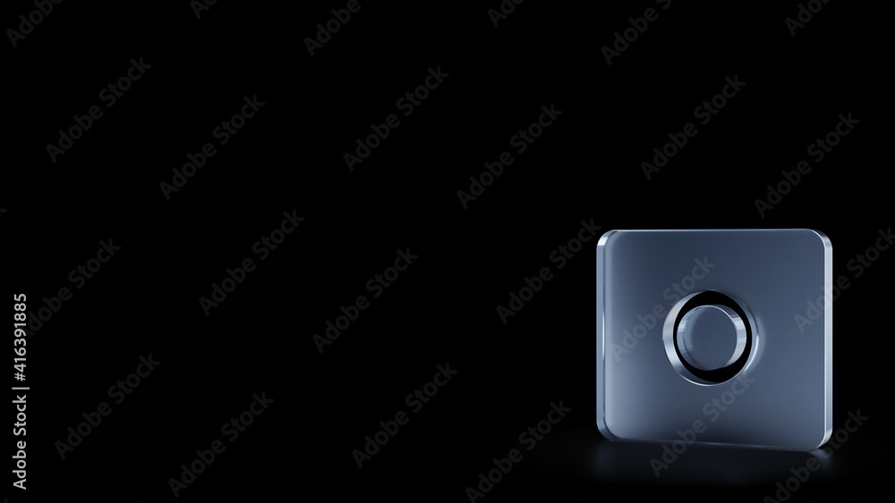 3d rendering frosted glass symbol of japan isolated with reflection 3d rendering frosted glass symbol of japan isolated with reflection