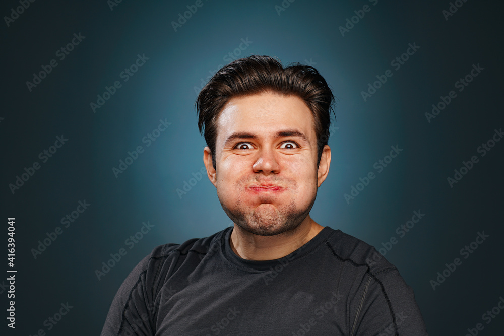Man emotional portrait Man emotional portrait