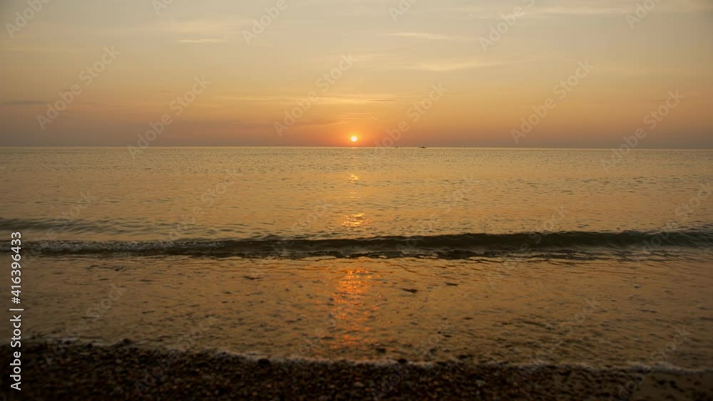 Beautiful sunset on the baltic sea Beautiful sunset on the baltic sea