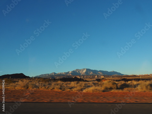 Utah Rocky Terrain Near Zion National Park