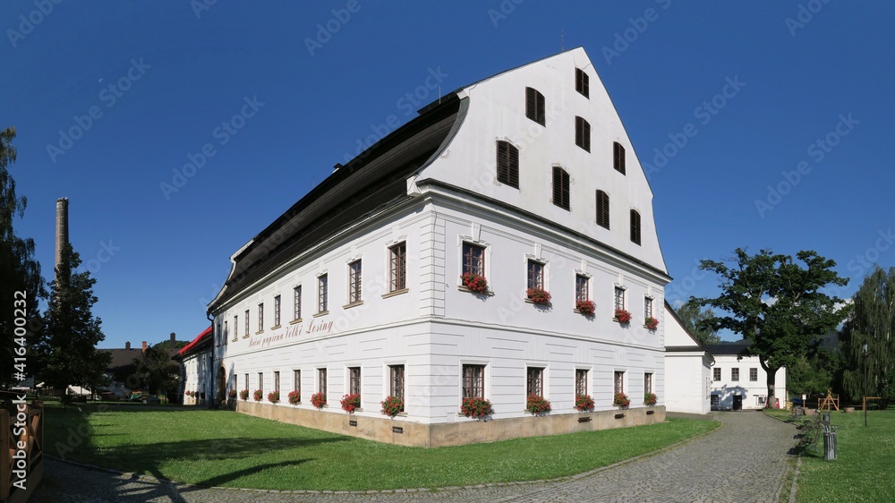 Velké Losiny Paper Museum in Velké Losiny in the Jeseník district in the Czech Republic