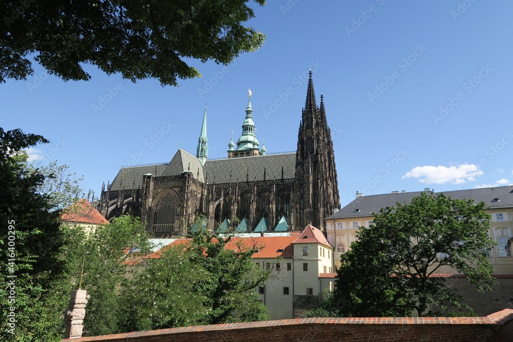 St. Vitus Cathedral at Prague Castle in the Czech Republic