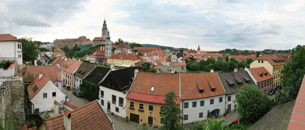 Český Krumlov in the south of the Czech Republic