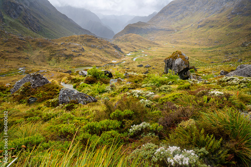 Route Burn Valley, Routeburn Track, New Zealand