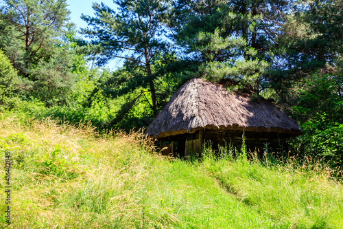 Old barn in the ukrainian village