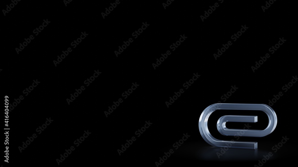 3d rendering frosted glass symbol of interface isolated with reflection 3d rendering frosted glass symbol of interface isolated with reflection