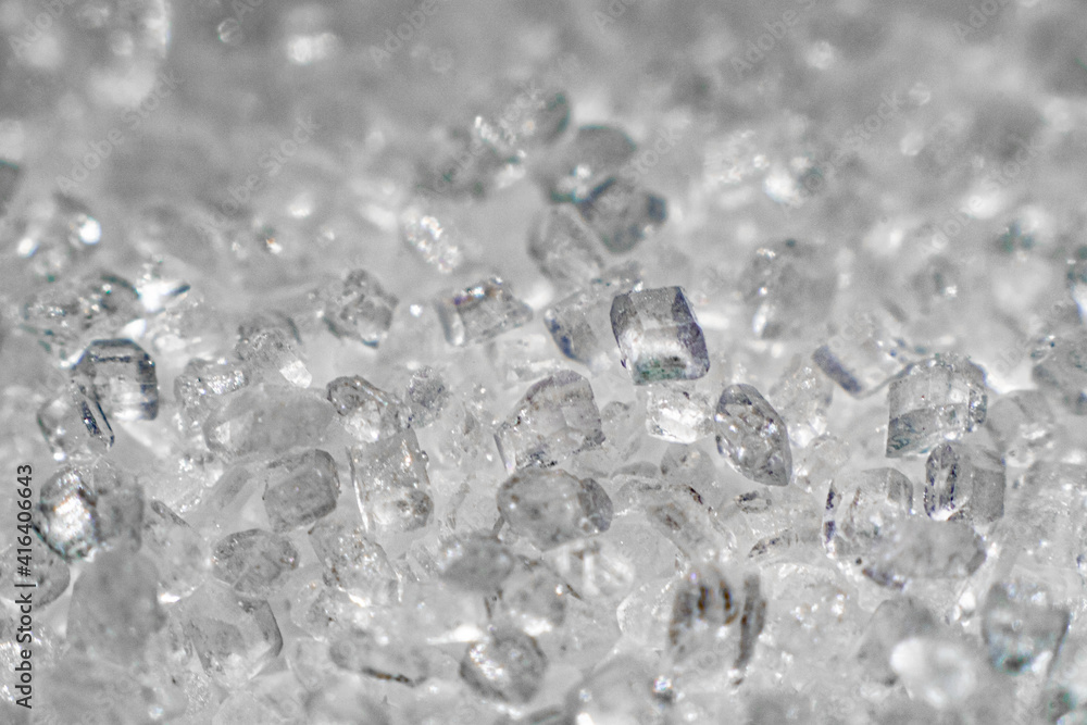Sugar close up view with macro lens Sugar close up view with macro lens