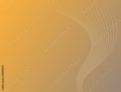 Light leak background with dominant shades of orange brown and wavy sonar lines