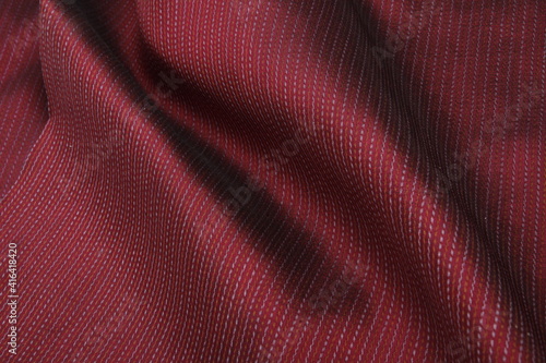 red Hand woven cloth