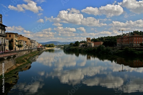 Arno river in Florence, Italy 