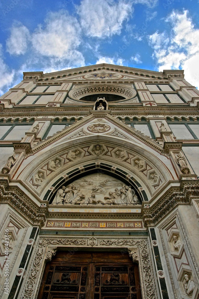 Church Santa Croce in Florence, Italy 
