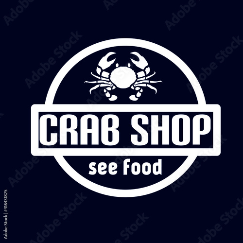Logo Crab shop
