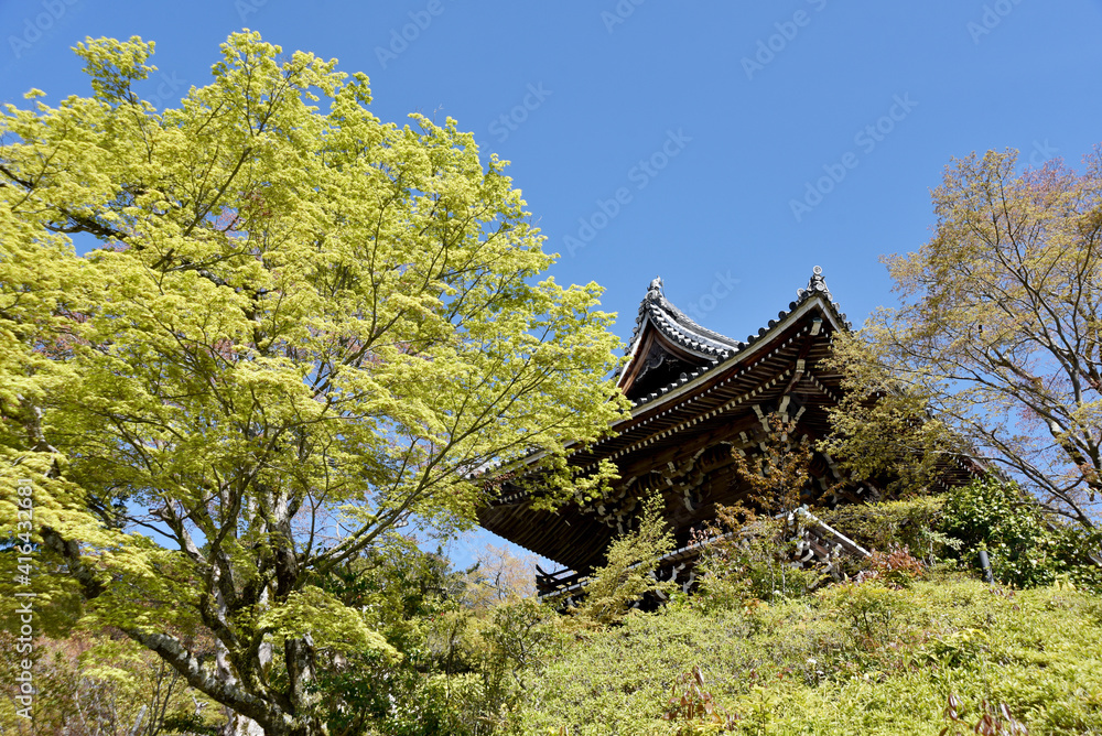 春の善峯寺 山門 京都市 春の善峯寺 山門 京都市