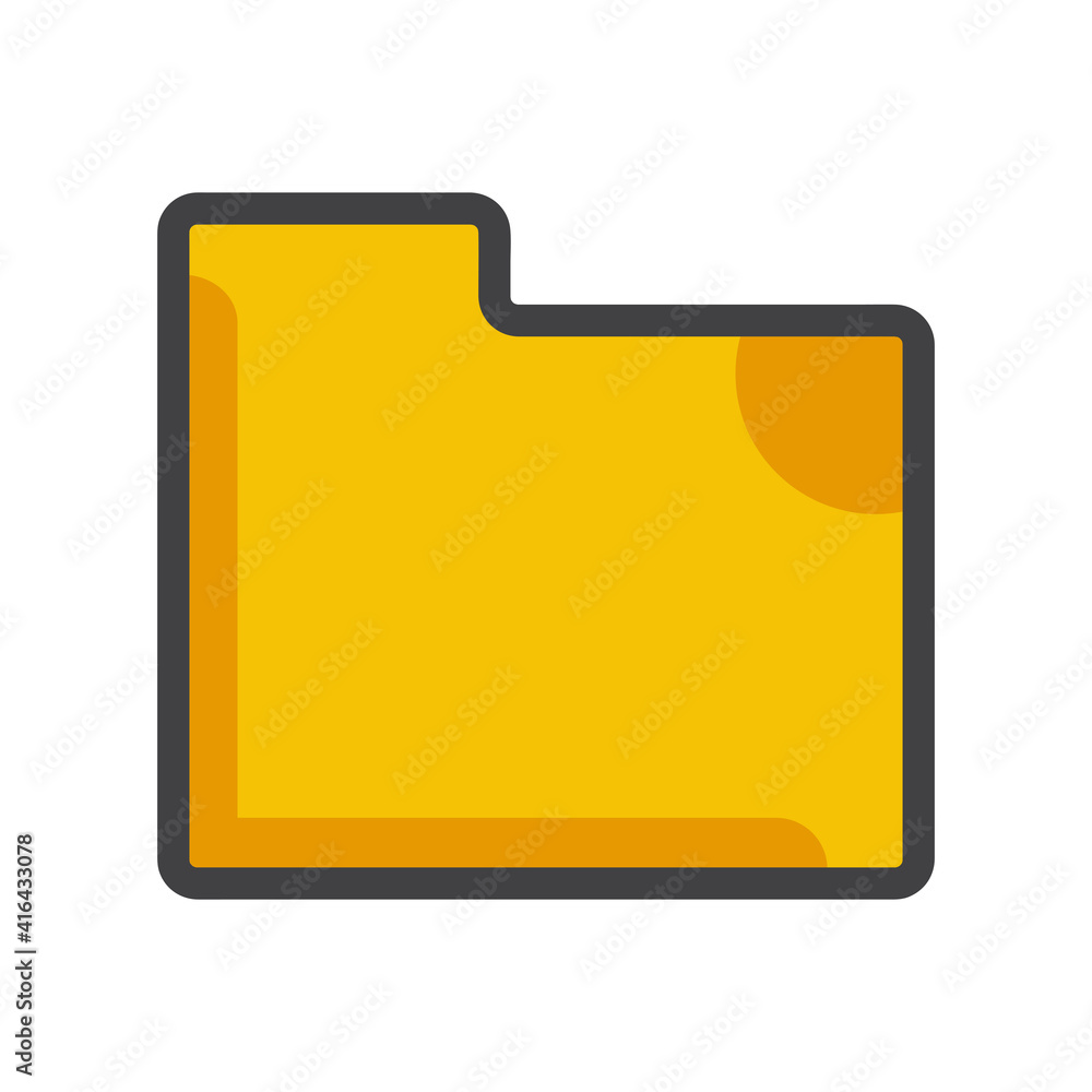 file folder icon. file folder illustration. Flat vector icon. can use for, icon design element,ui, web, mobile app. file folder icon. file folder illustration. Flat vector icon. can use for, icon design element,ui, web, mobile app.