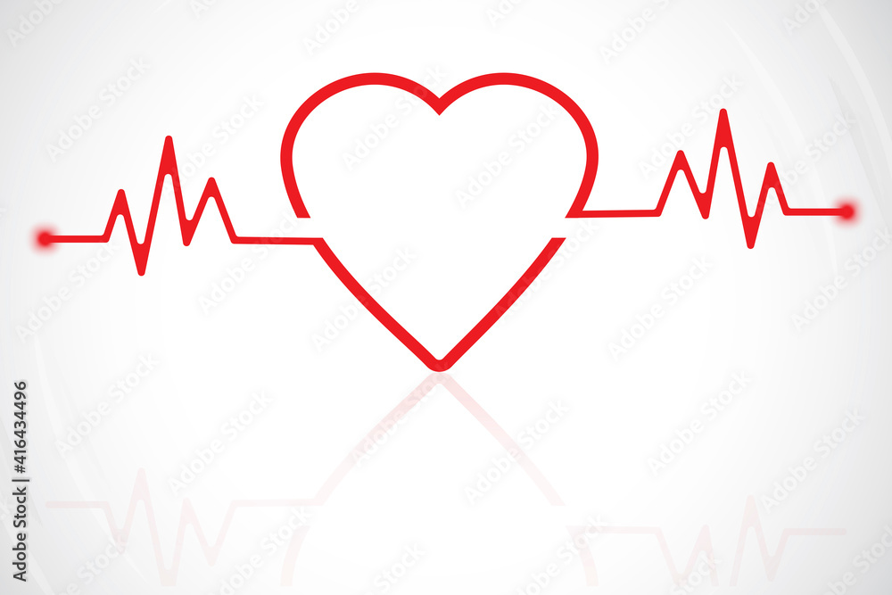 Icon for healthcare design. Cardiology concept. Vector icon. Stock image. EPS 10.