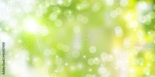 新緑　空　春　背景
