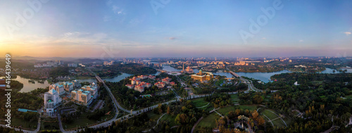 Panoramic view of legislation building of Putrajaya, Malaysia