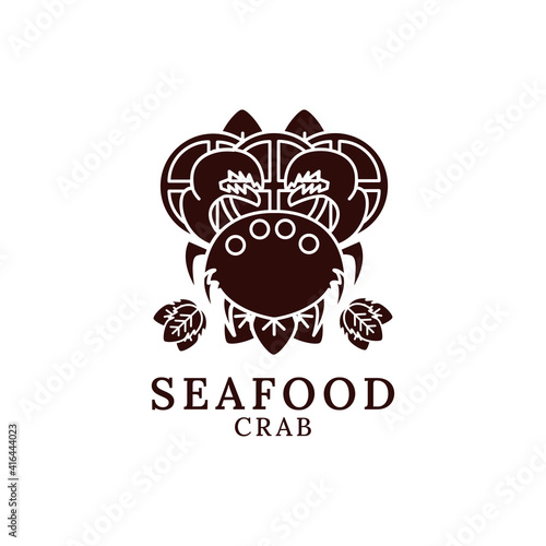 crab logo template
