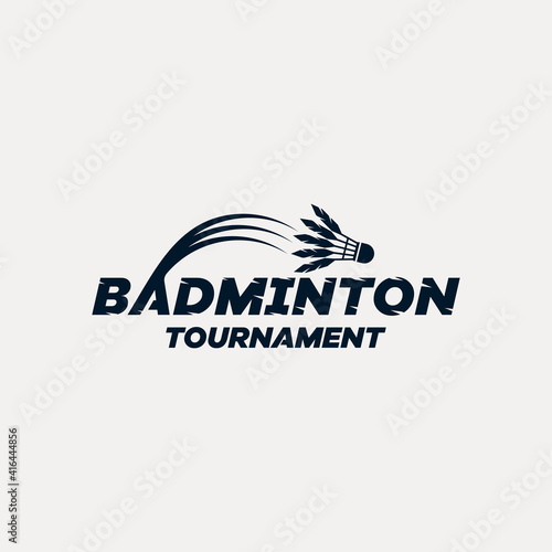 Badminton tech inspiration logo templates