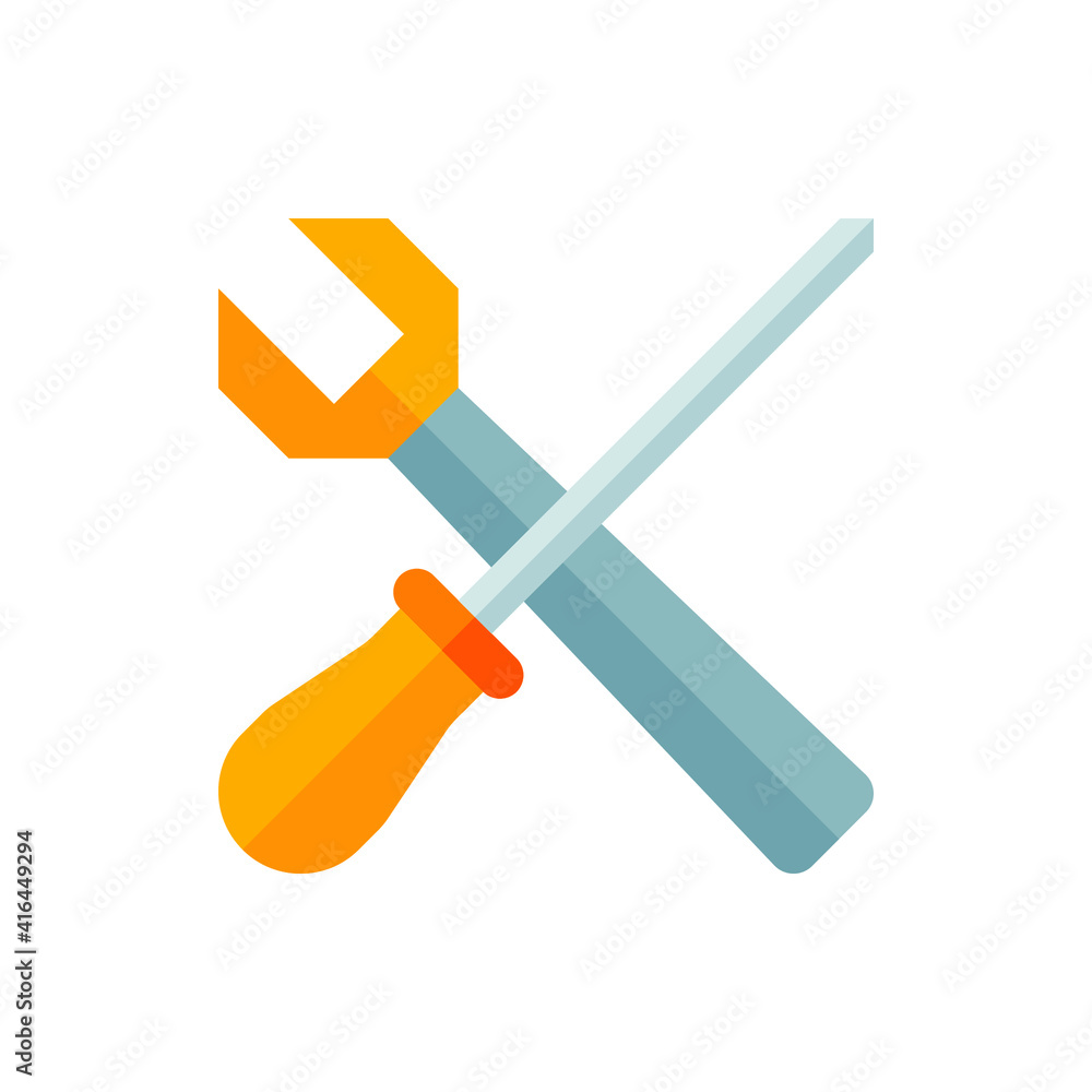 Screwdriver, Screw Flat Icon Logo Illustration Vector Isolated. Labour Day, May Day, Industry, And Construction Icon-Set. Suitable for Web Design, Logo, App, and Upscale Your Business. Screwdriver, Screw Flat Icon Logo Illustration Vector Isolated. Labour Day, May Day, Industry, And Construction Icon-Set. Suitable for Web Design, Logo, App, and Upscale Your Business.