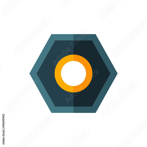Bolt, Repair Flat Icon Logo Illustration Vector Isolated. Labour Day, May Day, Industry, And Construction Icon-Set. Suitable for Web Design, Logo, App, and Upscale Your Business.