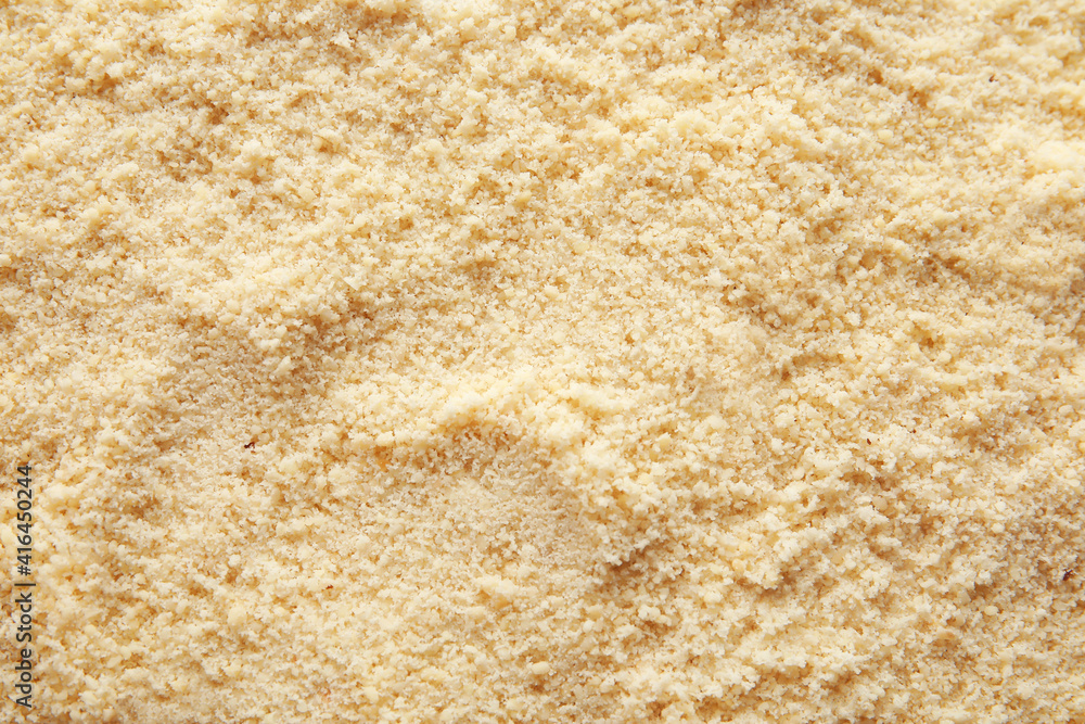 Texture of almond flour as background Texture of almond flour as background