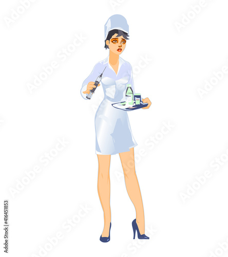 Nurse vector illustration