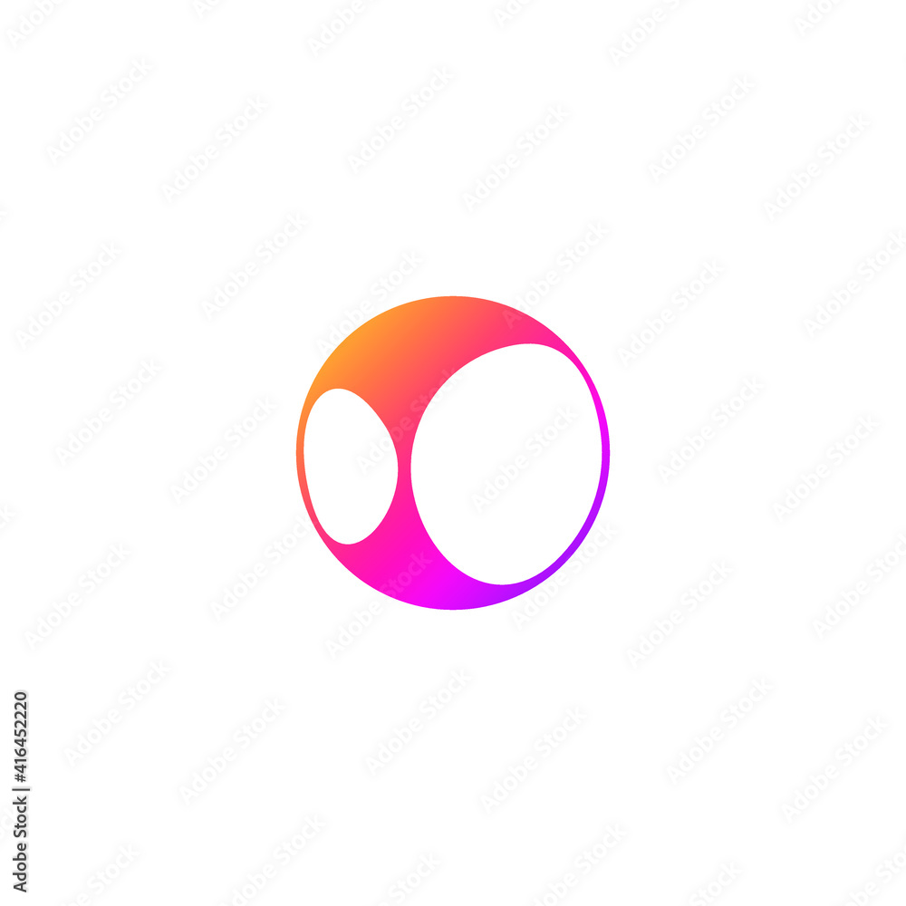 ILLUSTRATION BALL CIRCLE LOGO DESIGN TEMPLATE VECTOR ILLUSTRATION BALL CIRCLE LOGO DESIGN TEMPLATE VECTOR