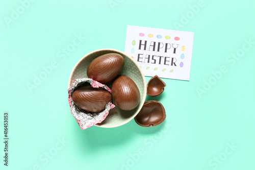 Composition with chocolate ...